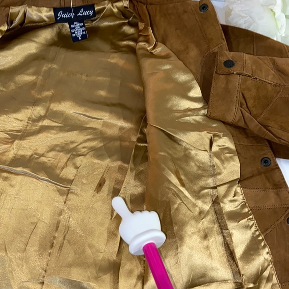 Juicy Lucy Western Style Leather Jacket size S - Picture 12 of 16